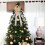 LED Christmas Tree Topper Bow83x29cm Polyester 5