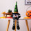 Glowing Black Cat Halloween Ornament with Witch Hat 7