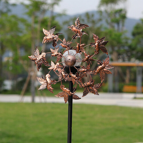 Solar-Windspiel, Metall, 30 x 186 cm 1
