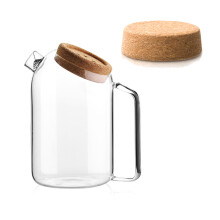 Tekanne i borsilikatglass med korklokk – 800 ml, 1200 ml