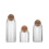 Clear Borosilicate Glass Storage Jars with Natural Cork 1