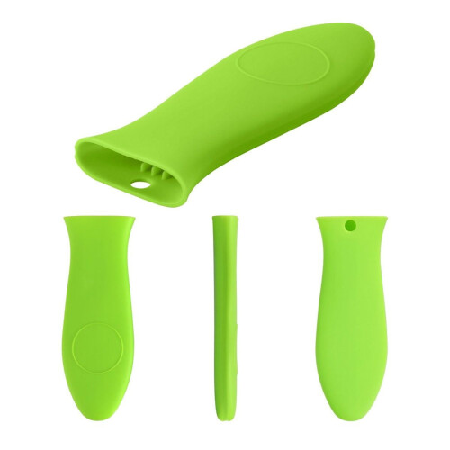Funda de silicona para mango de olla – Resistente al calor, fácil de limpiar, 1 2