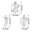 Witch Metal Garden Stake Set for Halloween 2