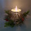 Christmas Candle Cup and Wreath Set 4
