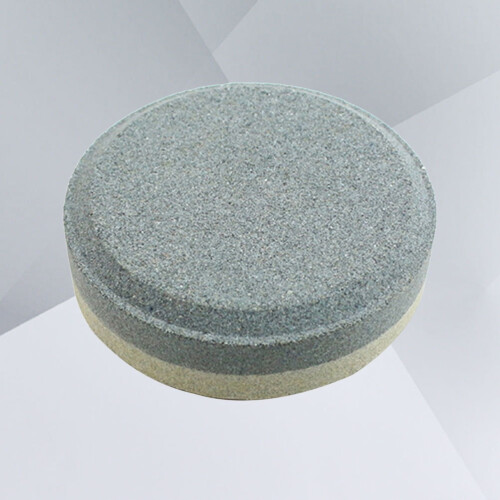 Round Dual-Grit Sharpening Stone 7.5 x 2.5 cm