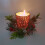 Christmas Candle Cup and Wreath Set 7