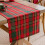 Buffalo Plaid Table Runner Cotton Linen 13 x 72 in 1