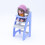 Chaise haute miniature de collection pour-Couleur bois blanc 3