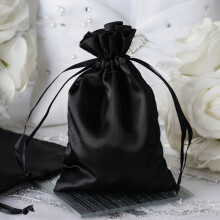 Satin Favor Bags 4 x 6 in 12-Pack