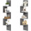 Wand-Eckregal-Set (2er-Set) – 4-stufig, Taubengrau 1