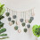 Macrame Leaf-Feather Wall Hanging Tapestry, Cotton, 29.5 x 1