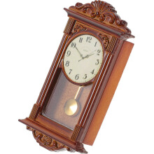 Mini ceas cu pendul retro pentru decorul casei de păpuși