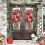 Red and White Candy Cane Wreath 30cm 5