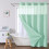 Rideau de douche imperméable et résistant en polyester 137 cm x 183 cm 4