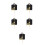 5Sets Wall Clock Repair Kit Plastic Clock Motor Battery Operated Gold 6