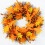Harvest Wreath45cm Multicolor Cloth Foam Rattan 8