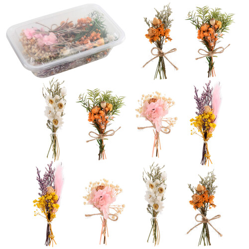 Natural Dried Flower Craft Set – Multicolour, 100g 1