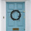 Halloween Wreath30cm Black Plastic with Snake Design 5