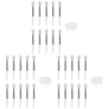 3Ensembles Pinceaux Silicone Blancs Outils Femme