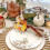 Halloween Artificial Flower Branch with Pumpkin Maple 3