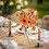Halloween Artificial Flower Branch with Pumpkin Maple 5