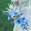 Artificial Lavender and Orchid Wedding Bouquet40x45cm 3