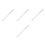 4Pcs White Metal Stylus Pens for Tablets Dual Function Touchscreen Pen 1