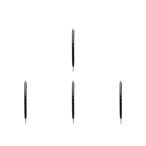 4Pcs Black Universal Stylus Pen for Touchscreen Devices Durable Metal