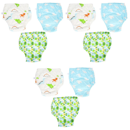 9Pièces Culottes Natation Réutilisables Bébé Résistantes Confortables 1