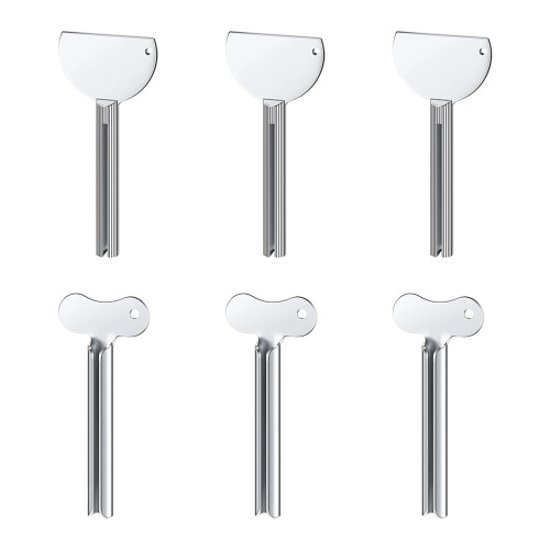 Toothpaste Squeezer Metal Roller Tool Easy-There are 6 pieces i