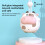 USB Rechargeable Neck Fan – 3-Speed, Quiet, Portable 2
