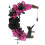Halloween Moon Cat Wreath33x28cm Plastic 8