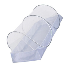 Folding Camping Tent Single Outdoor Camping Mosquitoes-White