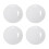 20mm Keyhole Guard With Quick Release Feature Car Door-White 1