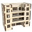 Wooden Apartment Building Assembling Model Outland Model for-5 1