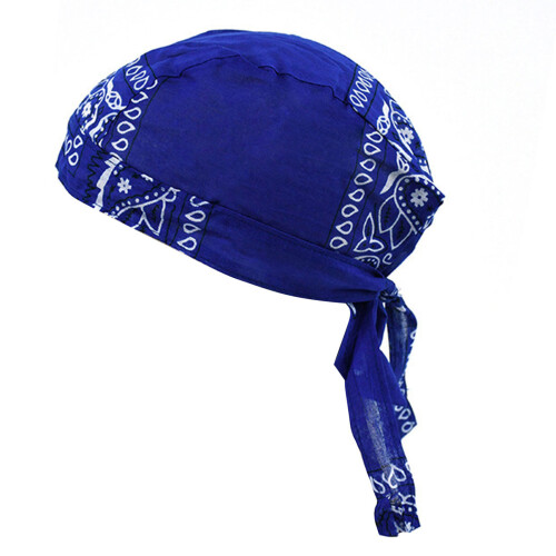 Multifunctional Pirate Cap Bandana with Adjustable-Royal Blue
