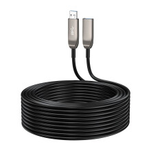 Low Latency USB3.0 Fiber Opt Male to Female Data-USB3.0 20m