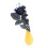 Black Halloween Rose with Skull Hand43cm 2