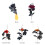 Black Halloween Rose with Skull Hand43cm 4