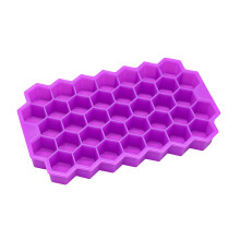 Food Grade Silicone Ice Cube Tray with Lid, 37-Cavity