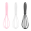 3-Piece Mini Silicone Whisk Set – Heat-Resistant, 1