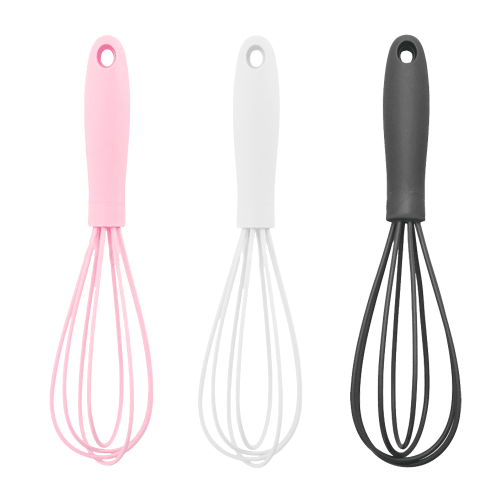 3-Piece Mini Silicone Whisk Set – Heat-Resistant,
