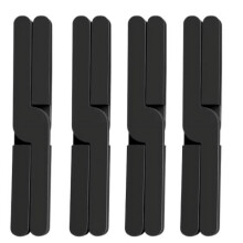 4er-Pack faltbare Silikon-Untersetzer, X-förmig, hitzebeständig