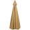 Khaki Polyester Patio Umbrella Replacement Canopy 270 cm 1