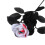 Black Artificial Eyeball Roses for Halloween Decor 5