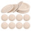 50 Pcs Oval Beige Pulp Serving Platters 1