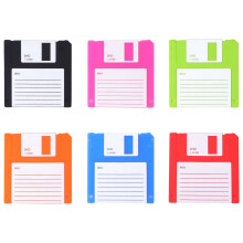 Silikon-Untersetzer im Diskettenformat (6er-Pack)