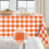 Buffalo Plaid Rectangle Tablecloth 54x54 in 1