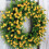 Artificial Spring Wreath with Buttercups & Eucalyptus 2