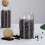 Clear Borosilicate Glass Storage Jars with Natural Cork 7